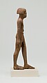 Statuette, striding man, Wood