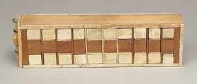 Game Box for Playing Senet and Twenty Squares, Ivory, copper alloy, modern wood