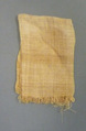 Miniature Linen Sheet From Foundation Deposit 2 of Hatshepsut's Valley Temple, Linen