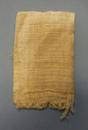 Miniature Linen Sheet From Foundation Deposit 2 of Hatshepsut's Valley Temple, Linen