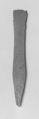 Inscribed Chisel From Foundation Deposit 2 of Hatshepsut's Valley Temple, Bronze or copper alloy