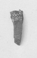 Chisel Fragment From Foundation Deposit 2 of Hatshepsut's Valley Temple, Bronze or copper alloy