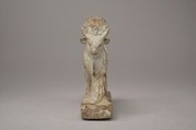 Apis Bull Figure, Green faience, discolored