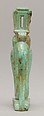 Hathor Amulet, Faience