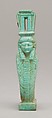 Hathor Amulet, Faience