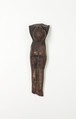 Handle from a cosmetic spoon, Vitrified clay (?)