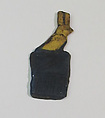Amulet of serekh sign surmounted by archaic falcon

, Glass