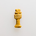 Djed pillar, Yellow Glass