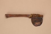 Model ax, Copper, wood, animal hide