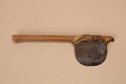 Model ax, Copper, wood, animal hide