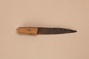Model chisel, Copper, wood, animal hide
