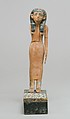 Statuette of Lady Dedetamun, Wood, silver, paint