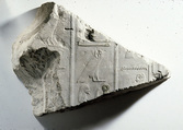 Relief of hieroglyphic inscription, Limestone
