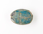 Scarab, Blue glazed steatite