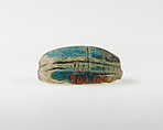 Scarab, Blue glazed steatite