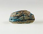 Scarab of Queen Ity (Aty), Bright blue glazed steatite