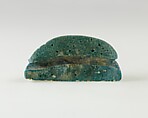Scarab of an Official, Dark blue glassy faience