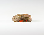 Scarab Inscribed for Pharaoh Aya (I), Steatite