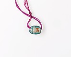 Scarab Decorated with a Scroll, Faience