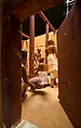 Model of a Slaughter House, Wood, paint, plaster