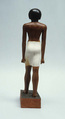 Statuette of Wah, Cedar, plaster, paint, linen