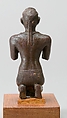 Statue of a kneeling Kushite king, Bronze; gold leaf