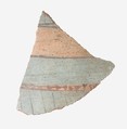 Vessel fragment, Pottery, paint