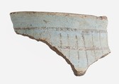 Vessel fragment, Pottery, paint