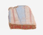 Vessel fragment, Pottery, paint
