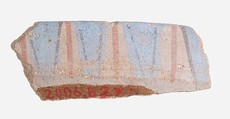 Vessel fragment, Pottery, paint