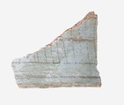 Vessel fragment, Pottery, paint
