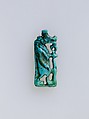 Taweret Amulet, Blue faience