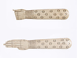 Pair of clappers, Hippopotamus ivory