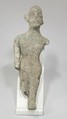 Statuette of king, Unbaked clay