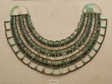 Broad collar, Faience, Paste