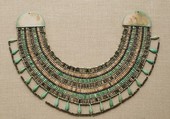 Broad collar, Faience, Paste