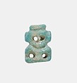 Monkey Amulet (?), Faience