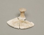 Model of an offering table, Green faience