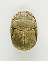 Scarab of an Official, Pale green glazed steatite