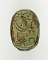 Scarab of an Official, Brigth blue glazed steatite