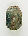 Scarab of an Official, Green glazed steatite