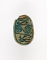 Scarab with Wedjat and Scroll Decoration | Middle Kingdom | The ...