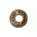 Bead with the name of Amenemhat III, Green glazed steatite