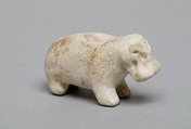 Hippopotamus, Faded faience