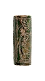 Half of a cylinder seal with names of Amenemhat III, Dark green glazed steatite