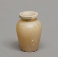 Toilet jar, Travertine (Egyptian alabaster)
