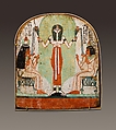 Stela of Tatiaset, Wood, paste, paint