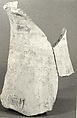 Inscribed Pot Fragment, Pottery, ink