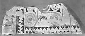 Ceiling Painting from the Tomb Chapel of Senenmut, Mud plaster, paint