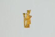 Neith (?) amulet, Gold sheet